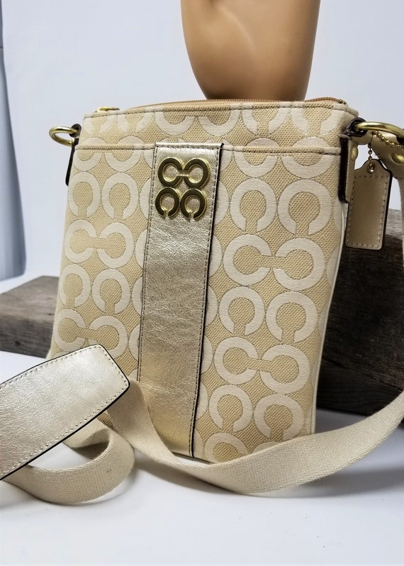Coach Signature C Julia Metallic Crossbody Bag - image 6