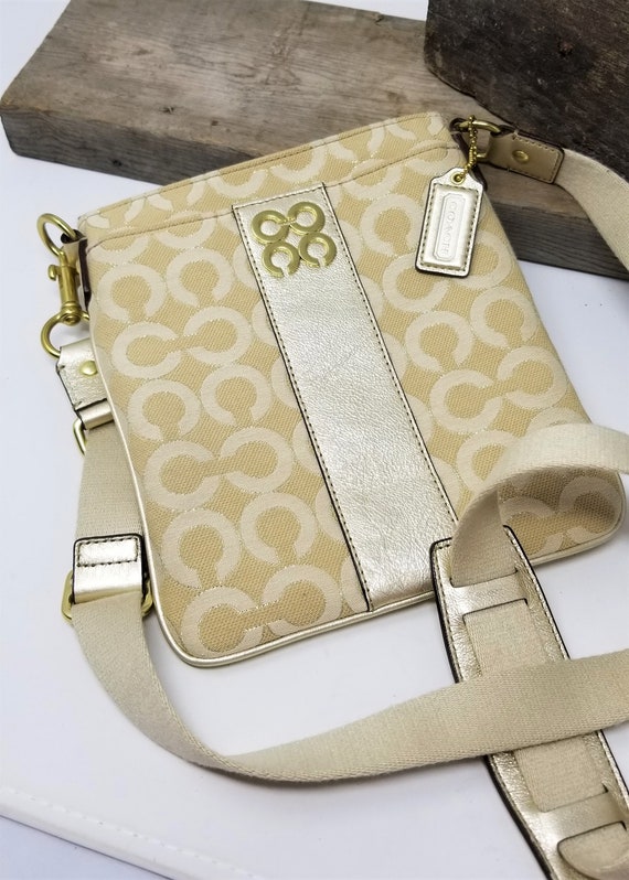 Coach Signature C Julia Metallic Crossbody Bag - image 2