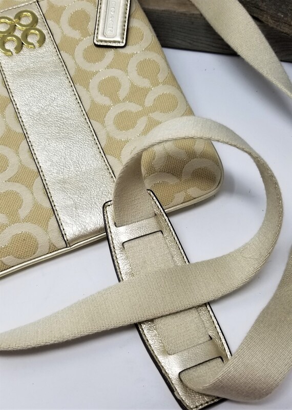 Coach Signature C Julia Metallic Crossbody Bag - image 3