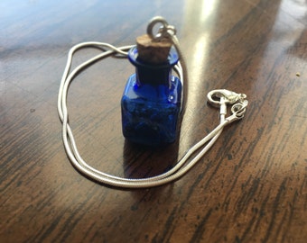 Glass Bottle Necklace