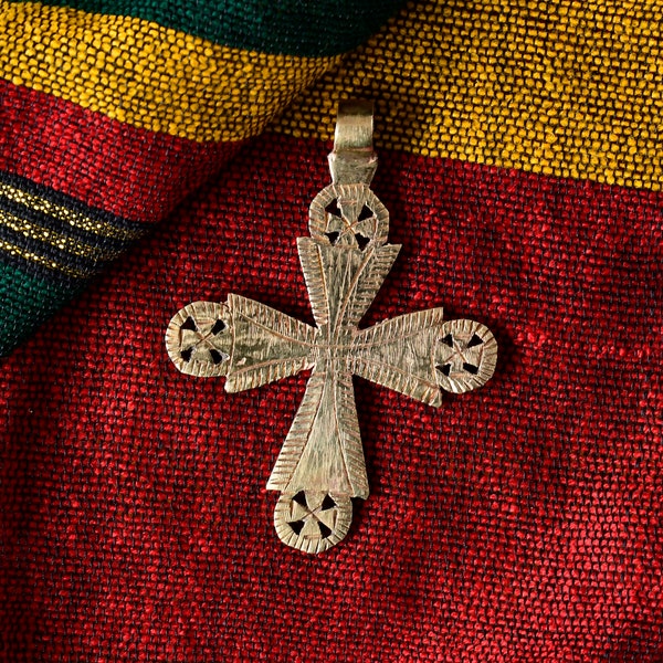 Vintage Coptic cross Spacer beads Ethiopian cross pendent cross pendent Orthodox church coptic cross Rasta Religious Spiritual Jewelry 99Z4