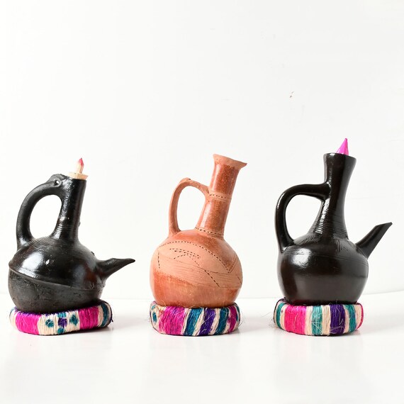 A Set of 3 Ethiopian Traditional Coffee Pot Jebena Traditional Oromo Amhara Tigray Coffee Pot Etsy Canada