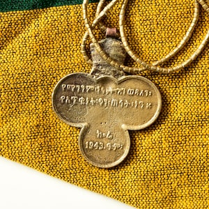 Collier Rasta Pendentif éthiopien Collier Lion de Juda Charme médaille Haile Selassie Corée Rasta collier homme 41 image 3