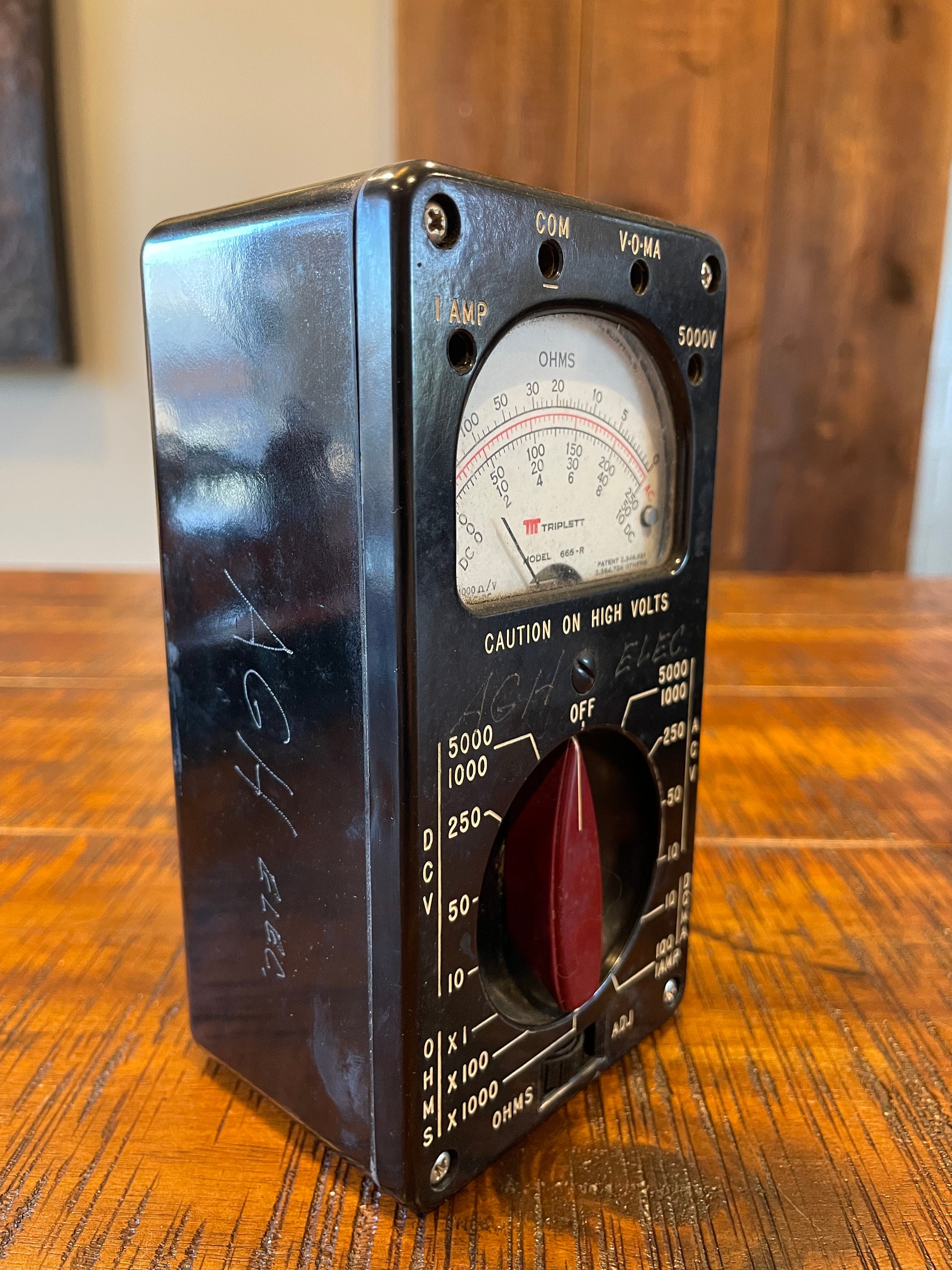 Beautiful 1960's Triplett 666R Multimeter in Original Box