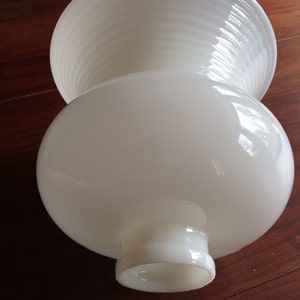 Glass Torchiere Diffuser Vintage 1950s 60s Milk Glass Diffuser Torchiere Lampshade - Etsy