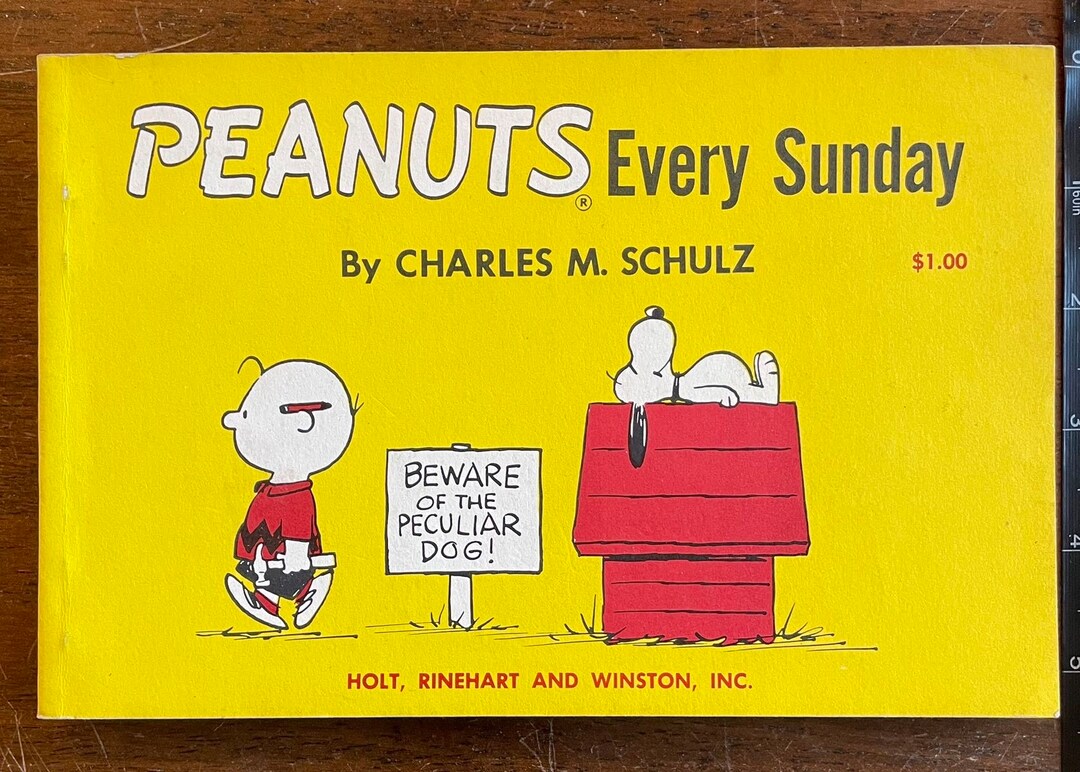 Vintage 1961 Peanuts Every Sunday First Edition. This Book is Etsy