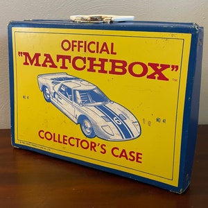 sin様【1966 USA Vintage】マテル ミニカー ケース Vintage 1966 Official Matchbox Collectors Case No. #41 in Blue