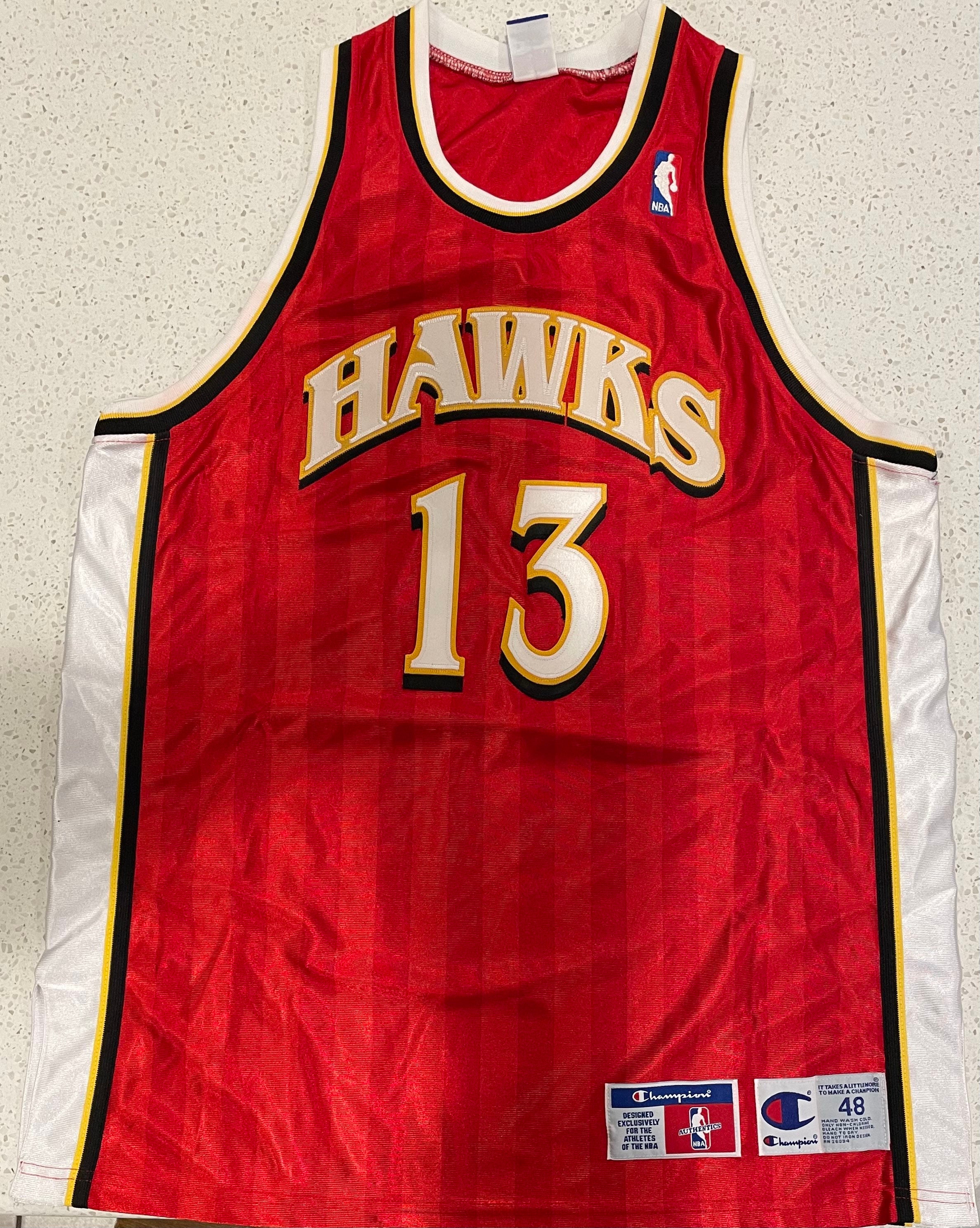 1974 ATLANTA HAWKS NIKE REWIND WARM-UP TOP XL - Classic American Sports