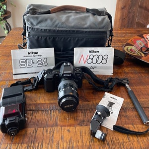 Exc Nikon N8008 AF 35mm film SLR c/w with Nikkor 35-70, f/3.3-4.5 Lens