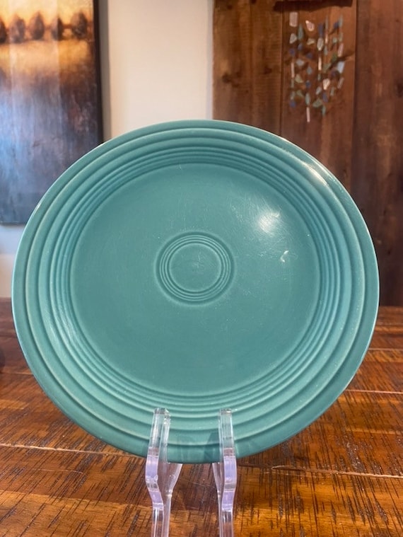 1936-1949 Vintage Genuine Fiestaware 1/2” Dinner Plate, Homer