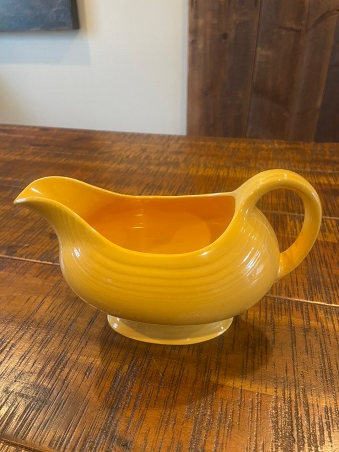 19361949 Vintage Genuine Fiestaware 8 1/2 Gravy Boat Homer Etsy