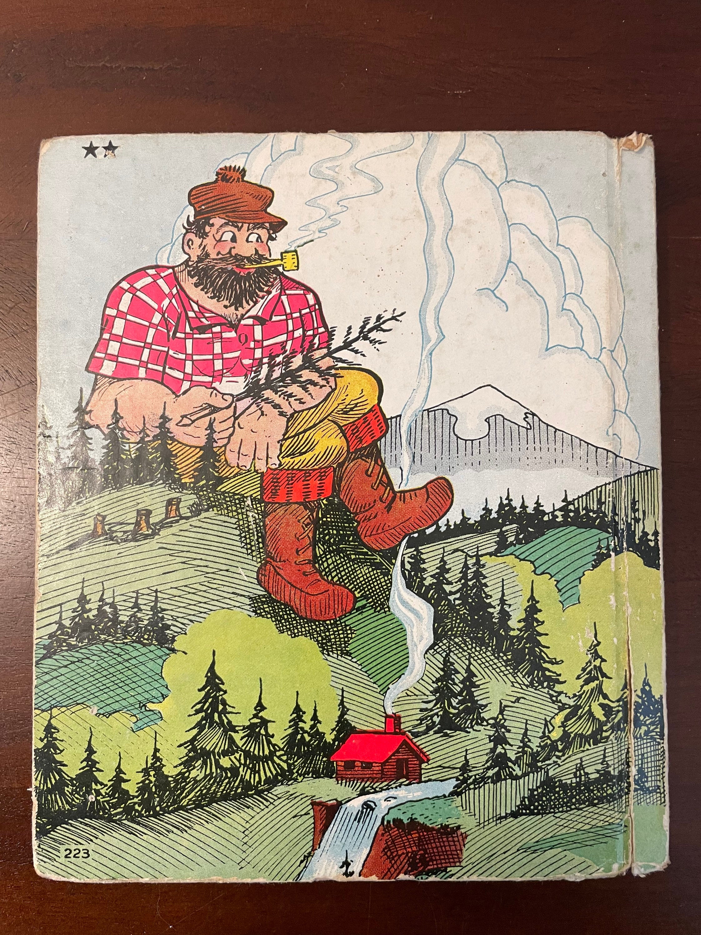 Vintage 1935 Paul Bunyan and His Blue Ox Children’s Book Published by ...