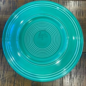 1936-1949 Vintage Genuine Fiestaware 9 1/2” Dinner Plate, Homer ...