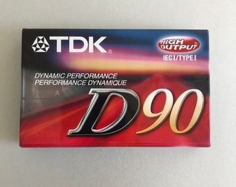 TDK D90 Blank Audio CassetteBandjes Hoge Output