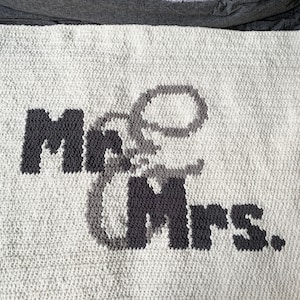 Mr. & Mrs. Blanket CROCHET PATTERN Stitchigan image 3