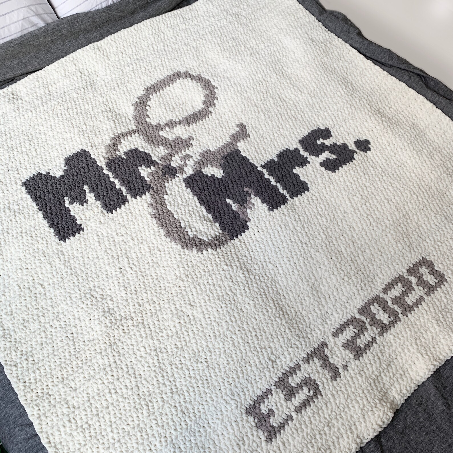 Mr. & Mrs. Blanket CROCHET PATTERN Stitchigan Etsy España
