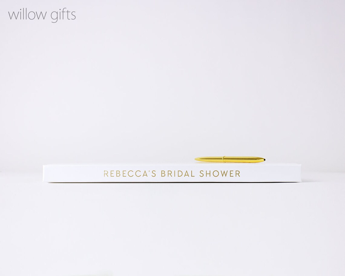 Bridal Shower Guest Book Signin Book for Future Bride Miss to Etsy