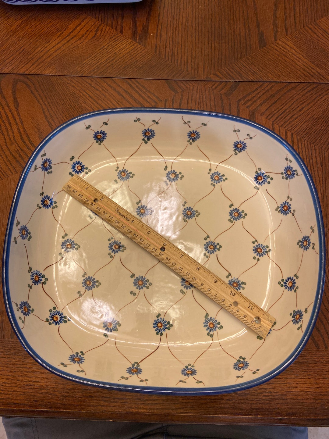 Polish Pottery Casserole Dish extra Large Etsy UK