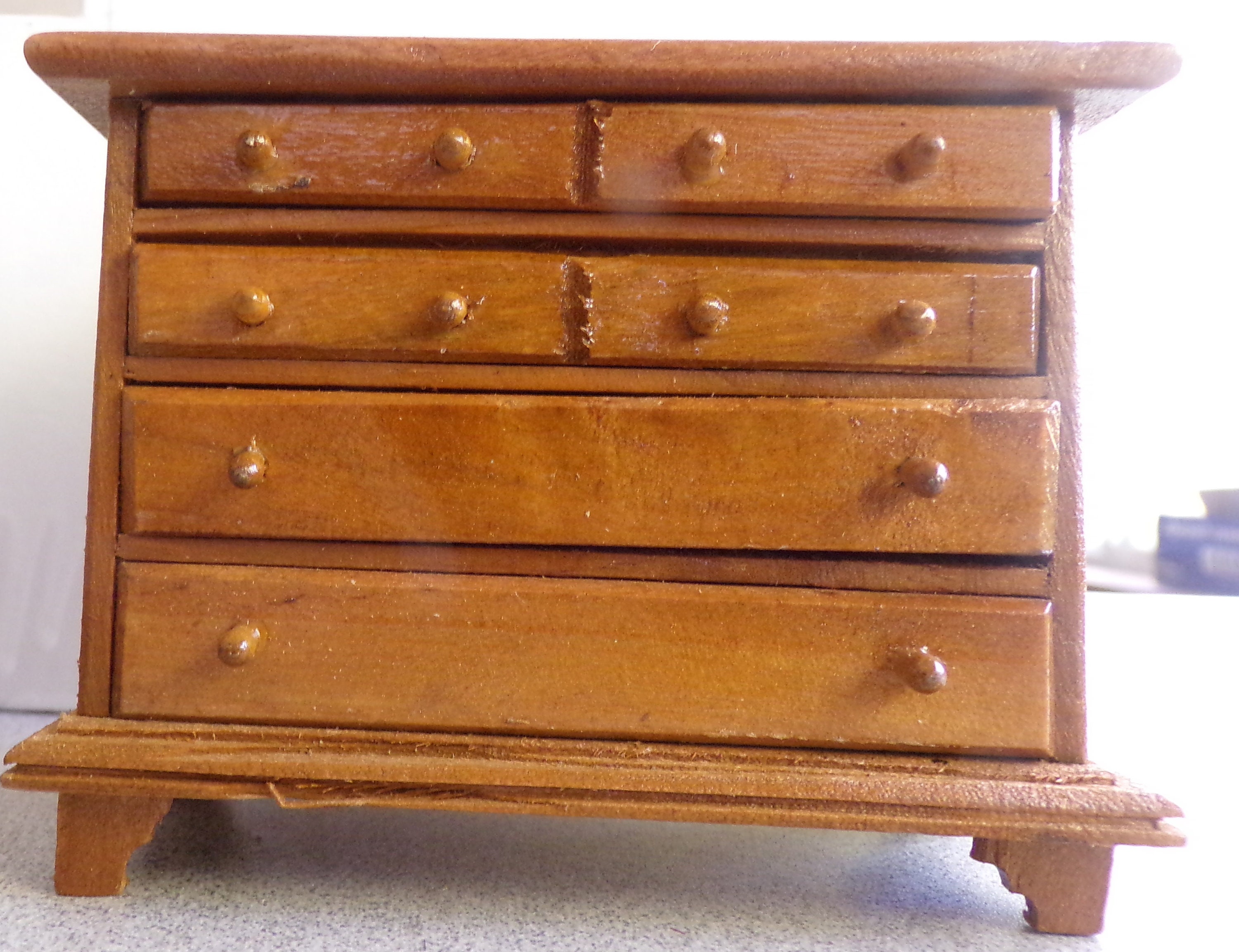 VINTAGE CHEST of DRAWERS 3 1/2x 1 3/4 Fairy Etsy