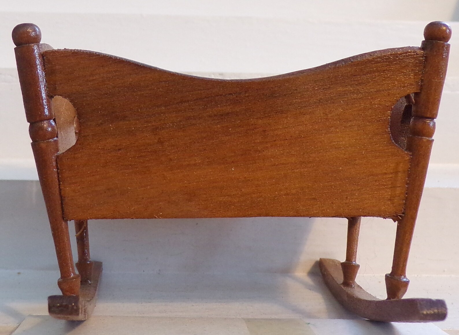 VINTAGE WOODEN CRADLE 3 1/2 x 2 3/4x Etsy