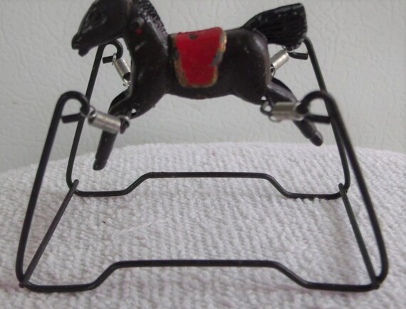 VINTAGE METAL HORSE,1 14 Perfect Condition All Sales Final New Never Used Sold As Is Store Stock