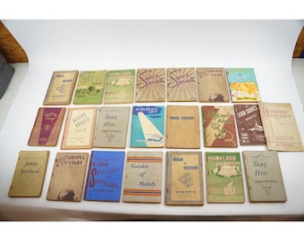 Lot of 22 Vintage 1940's and 1950's Music Song Books