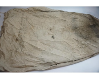 Department of Agriculture USDA Cotton & Fiber Branch Canvas Bag Tan Vintage Fair