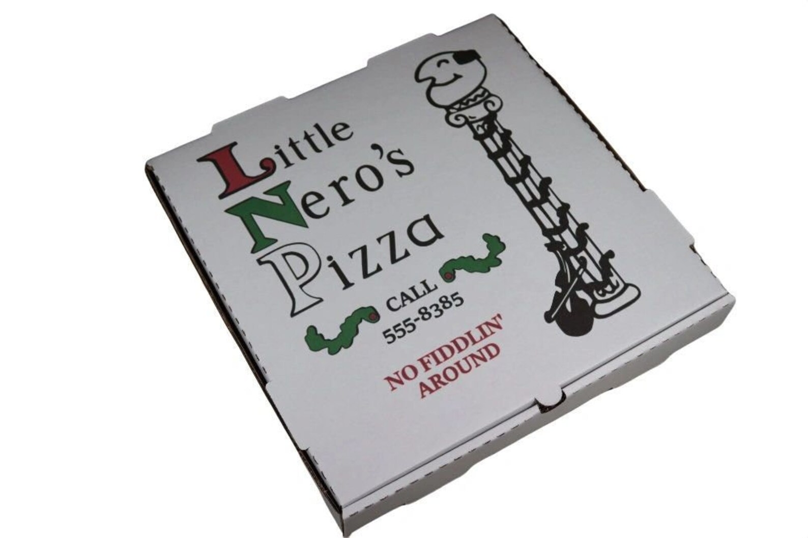 Little Nero's Full Size Pizza Box Costume Prop Christmas Etsy