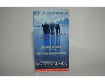 Cinta de demostración de Mystery, Alaska con Russell Crowe, nueva cinta VHS sellada