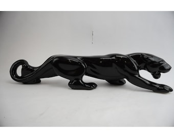 Pantera Negra de cerámica Haeger, 23 pulgadas, n.° 5, año 1994. Excelente estado.