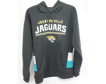 Jacksonville Jaguars NFL Team Apparel Black Hoodie Sweatshirt Men's Medium
