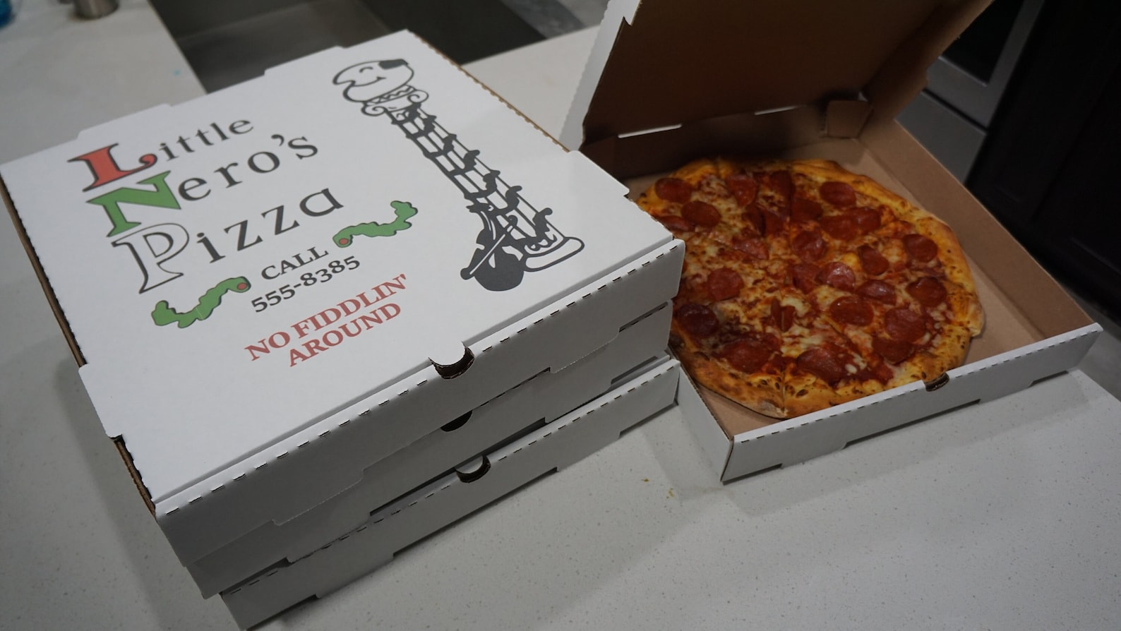 Little Nero's Full Size Pizza Box Costume Prop Christmas Etsy