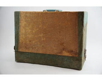 Dressmaker Sewing Machine SWA-2000 Blue Cream Zig Zag Vintage Japan