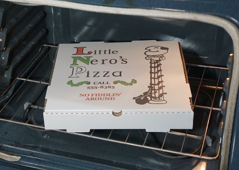Little Nero's Full Size Pizza Box Costume Prop Christmas Etsy