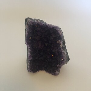 Uruguayan Amethyst Geode ( 14.3oz AAA grade) for Energy Clearing - Crown Chakra (San Francisco)