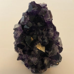 Uruguayan Amethyst Geode ( 423gms / 14.92 oz AAA grade) for Energy Clearing - Crown Chakra (San Francisco)