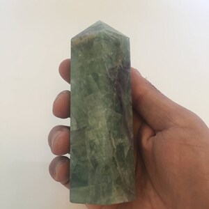 Large Polished Fluorite Tower, Green Fluorite, Healing Crystal Tower (San Francisco)