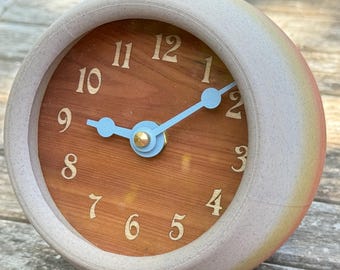 Pod Clock - Orange/Yellow/Grey