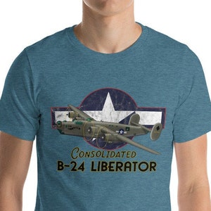 B-24 Liberator Airplane Short-Sleeve Unisex T-Shirt