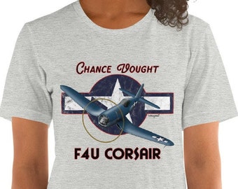 F4U Corsair Airplane Short-Sleeve Unisex T-Shirt