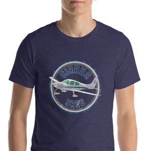 Cirrus SR20 Airplane Short-Sleeve Unisex T-Shirt