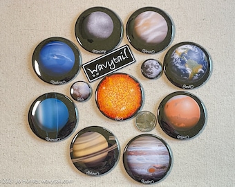 Solar System Super Set  2.25" Magnets/Buttons