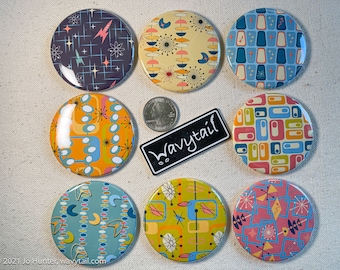 Atomic! 2.25" Magnet/Button Set