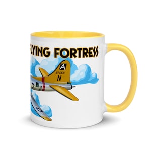 B-17 Airplane Mug with Color Inside