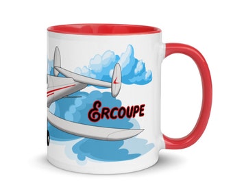Ercoupe Airplane Mug with Color Inside