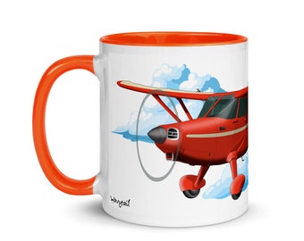 Stinson 108 Airplane Mug with Color Inside