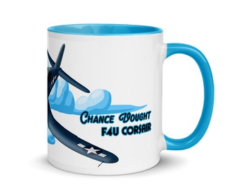 F4U Corsair Mug with Color Inside