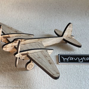 deHavilland Mosquito Wooden Model Airplane