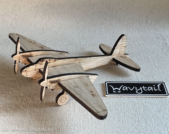 deHavilland Mosquito Wooden Model Airplane
