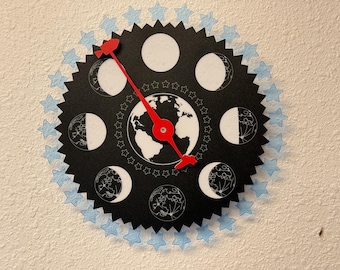 Moon Phase Wall Clock